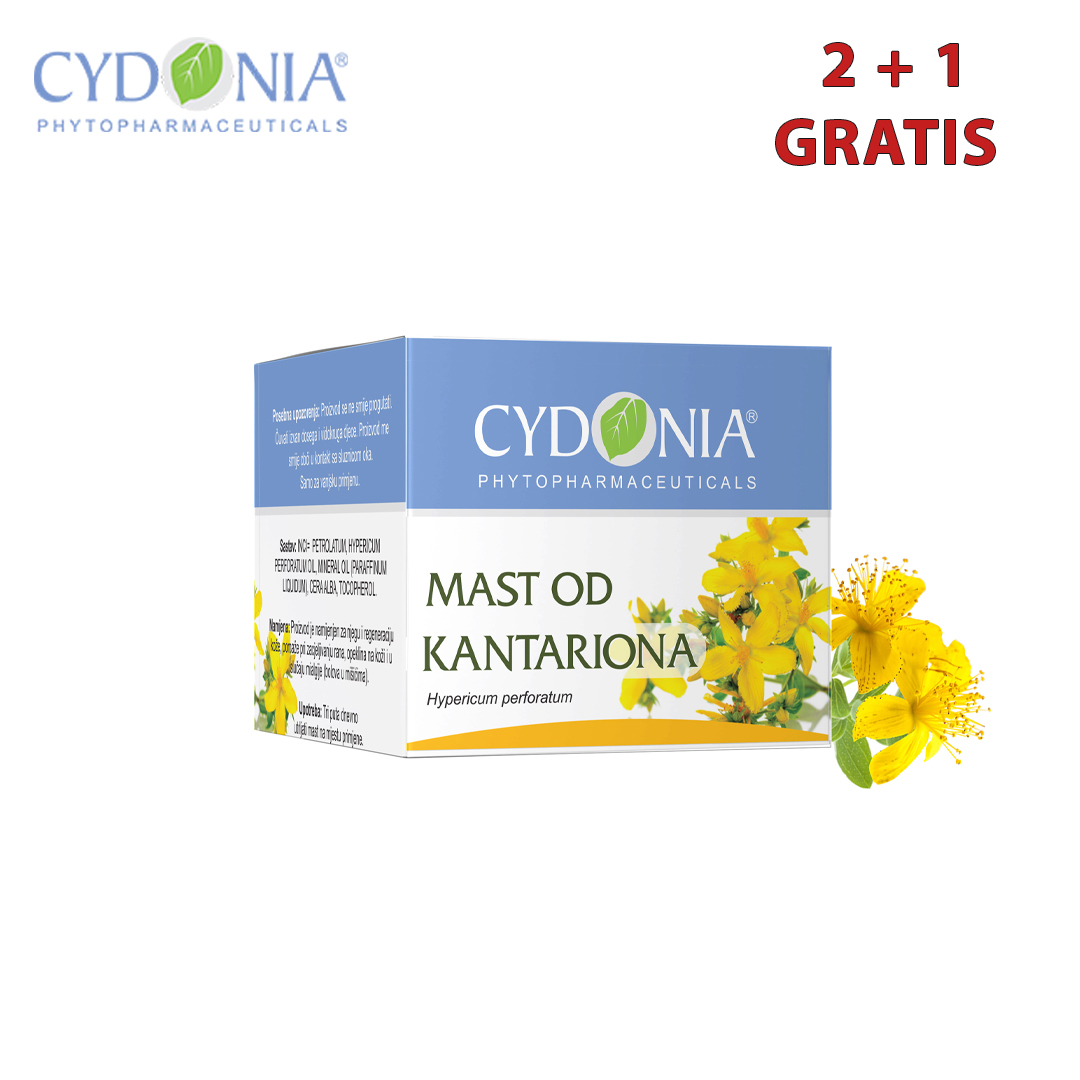 asadasdads MAST OD KANTARIONA 30 ML – PRIRODNA MAST ZA OPEKOTINE, RANE I OŠTEĆENU KOŽU - Image 1