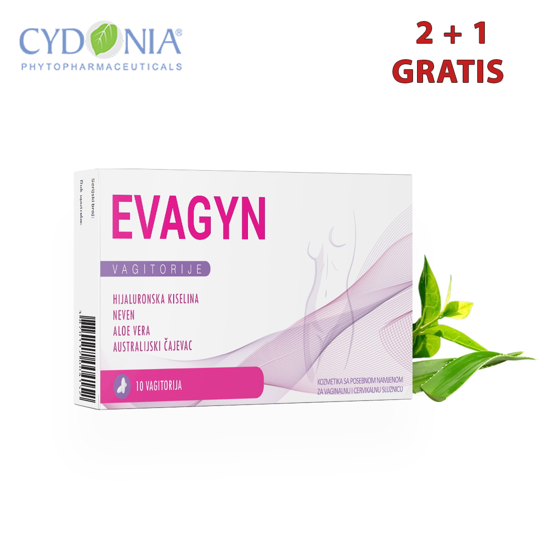 EVAGYN EVAGYN - VAGITORIJE KOJE OBNAVLJAJU, HIDRIRAJU I UMIRUJU INTIMNU ZONU - Image 1